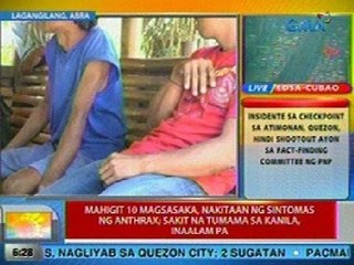 UB: Mahigit 10 magsasaka sa Abra, nakitaan ng sintomas ng Anthrax
