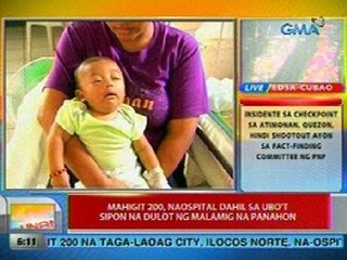 UB: Mahigit 200, naospital dahil sa ubo't sipon na dulot ng malamig na panahon