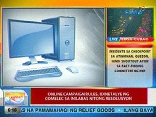 UB: Online campaign rules, idinetalye ng Comelec sa inilabas nitong resolusyon