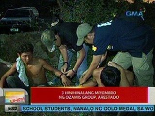 UB: 3 hinihinalang miyembero ng Ozamis Group, arestado sa Antipolo