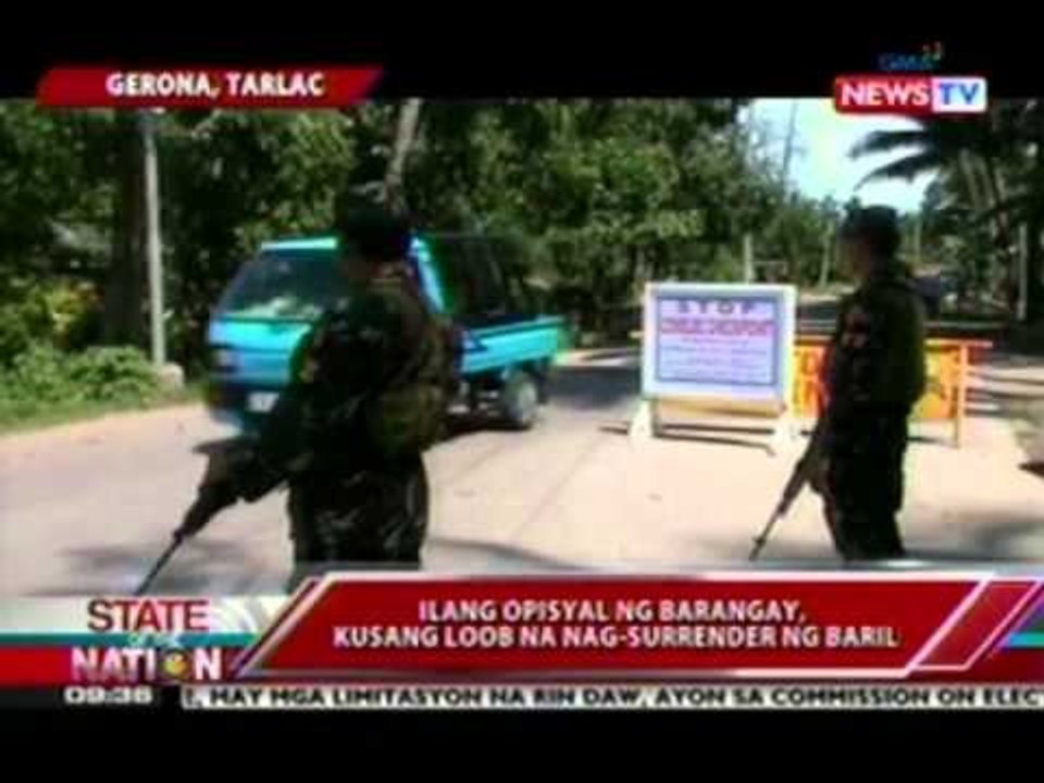 SONA: Ilang insidente ng paglabag sa gun ban, naitala sa iba't ibang panig ng bansa