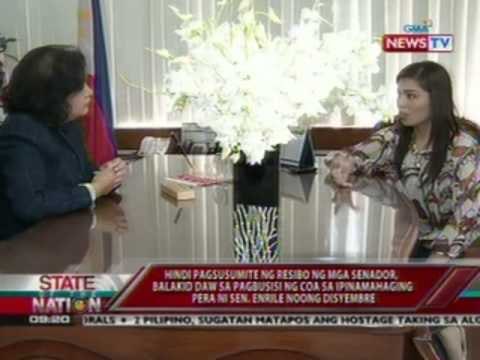 SONA: Hindi pagsusumite ng resibo ng mga senador, balakid daw sa pagbusisi ng COA