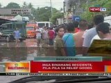 BT: Mga binahang residente sa Davao, pila-pila sa relief goods
