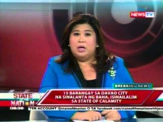 SONA: 15 barangay sa Davao City na sinalanta ng baha, isinailalim sa state of calamity