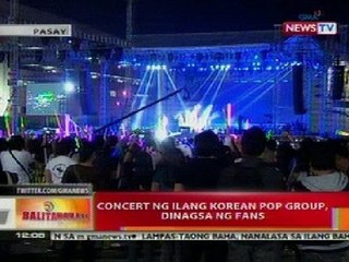 BT: Concert ng ilang K-pop group sa Pasay, dinagsa ng fans
