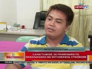 BT: Ilang tumigil sa paninigarilyo, nakararanas ng withdrawal syndrome