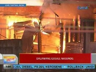 UB: 2 gusali, nasunog sa Taytay, Rizal