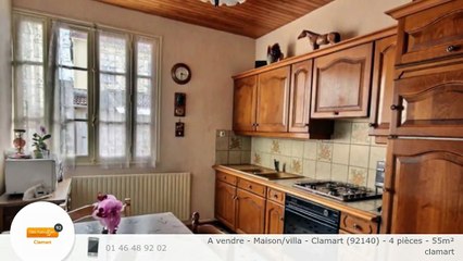 A vendre - Maison/villa - Clamart (92140) - 4 pièces - 55m²