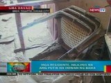 BP: Mga residente, nililinis na ang putik na iniwan ng baha (Davao City)