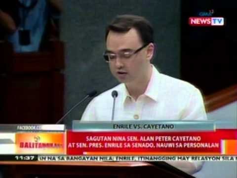 BT: Sagutan nina Sen. Alan Peter Cayetano at Sen. Pres. Enrile sa Senado, nauwi sa personalan