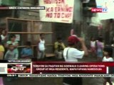 QRT: Tensyon ng sidewalk clearing ops group at mga residente sa Malabon, mapayapang naresolba