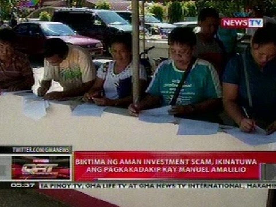 QRT: Biktima ng Aman investment scam, ikinatuwa ang pagkakadakip kay Manuel Amalilio