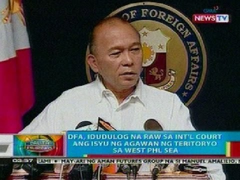 BP: DFA, idudulog na raw sa int'l court ang isyu sa West Phl Sea