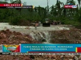 BP: Pag-ulan sa ilang bahagi ng Davao Region, nagdulot ng perwisyo