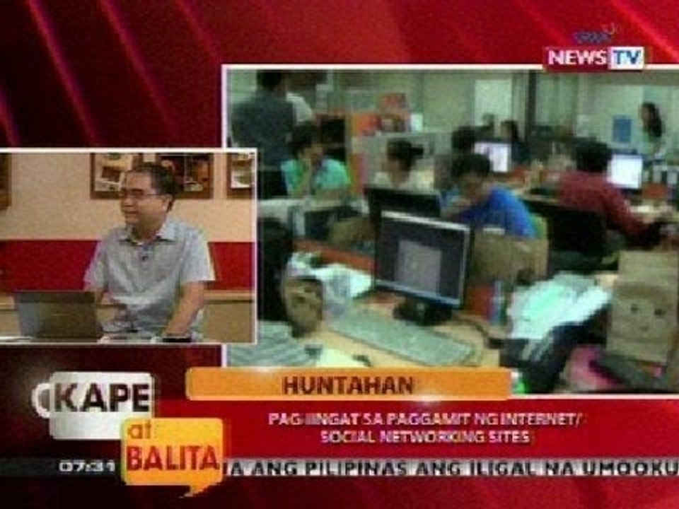 KB: Huntahan: Pag-iingat sa paggamit ng Internet/social networking sites (Part 1)