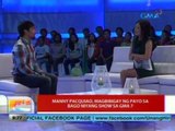 UB: Manny Pacquiao, magbibigay ng payo sa bago niyang show sa GMA 7