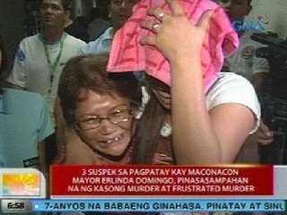 UB: 3 suspek sa pagpatay kay Maconacon Mayor Domingo, pinasasampahan na ng kaso