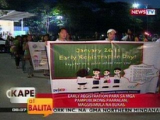 KB: Early registration para sa mga pampublikong paaralan, magsisimula na bukas