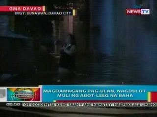 Download Video: BP: Magdamagang pag-ulan, nagdulot ng pagbaha sa Davao City