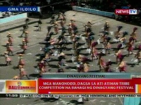 BT: Mga manonood, dagsa sa Ati-atihan tribe competition na bahagi ng Dinagyang Festival