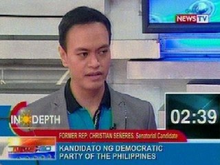 NTG: News to Go In Depth: Former Rep. Christian Señeres, senatorial candidate
