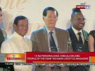 BT: 14 personalidad, kinilala bilang 'People of the Year' ng isang lifestyle magazine