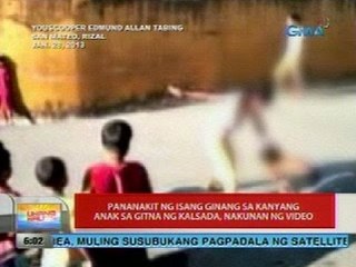 UB: Pananakit ng isang ginang sa kanyang anak sa gitna ng kalsada, kanunan ng video