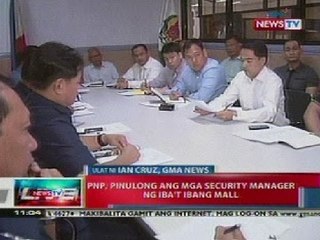 NT: PNP, pinulong ang mga security manager ng iba't ibang mall