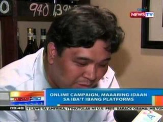 NTG: Online campaign, maaaring idaan sa iba't ibang platforms