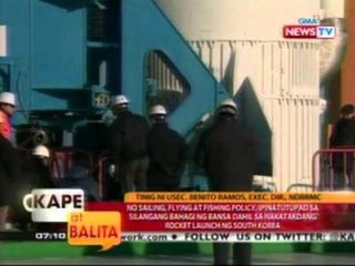 KB: No sailing, flying at fishing policy, ipinatutupad sa silangang bahagi ng bansa