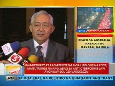 UB: Solicitor General Jardeleza, ipinagtanggol ang anti-cybercrime law