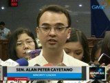 Saksi: Resolusyon para sa private auditing ng gastos ng Senado, inihain ni Sen. Alan Cayetano