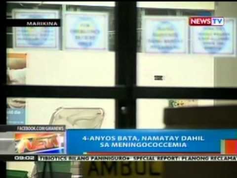 NTG: 4-anyos bata, namatay dahil sa meningococcemia