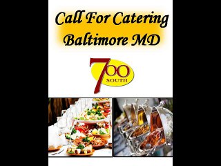 Call for Catering Baltimore MD