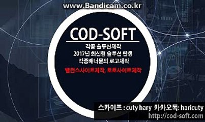 토토 솔루션 제작 전문업체