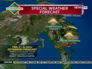 BP: Weather update as of 3:58 p.m. (Feb 1, 2013)