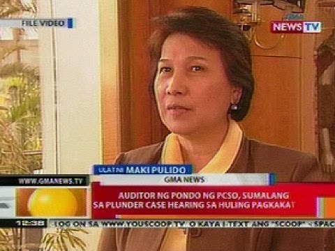 BT: Auditor ng pondo ng PCSO, sumalang sa plunder case hearing sa huling pagkakataon