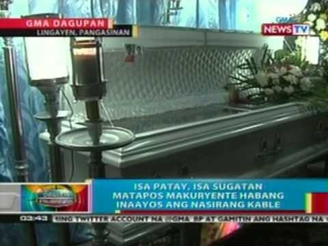 BP: Isa patay, isa sugatan matapos makuryente habang inaayos ang nasirang kable