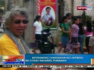 NTG: Beteranong cameraman ng I-Witness na si Egay Navarro, pumanaw na sa edad na 62