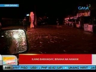 UB: Ilang barangay sa Davao City, binaha na naman