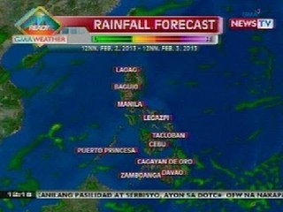 BT: Pag-ulan, posibleng maranasan sa ilang bahagi ng bansa ngayong araw