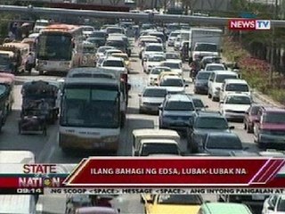 SONA: Ilang bahagi ng EDSA, lubak-lubak na