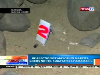NTG: Re-electionist mayor ng Marcos, Ilocos Norte, sugatan sa pamamaril