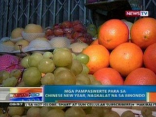 NTG: Mga pampaswerte para sa Chinese New Year, nagkalat na sa Binondo