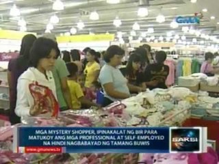 Saksi: Self-employed at professionals na 'di nagbabayad ng tamang buwis, huhulihin
