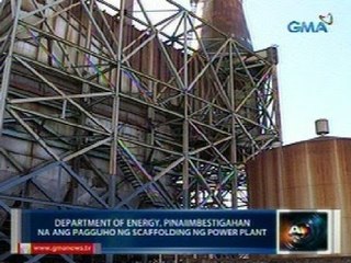 Pagguho ng scaffolding sa Pililla, Rizal na ikinasawi ng 5 trabahador, pinaiimbestigahan ng DOE