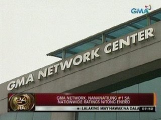 24 Oras:  GMA Network, Nananatiling #1 sa Nationwide Ratings nitong Enero