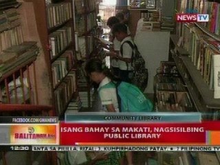 BT: Isang bahay sa Makati, nagsisilbing public library