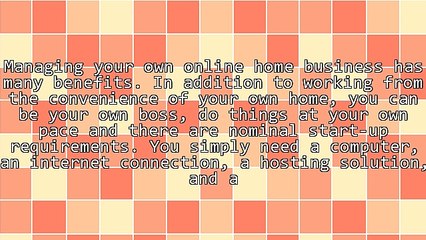 How To Make Your Online Home Business More Effective