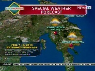 BP: Weather update as of 5:57 p.m. (Feb 6, 2013)